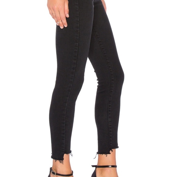 Verdugo Ankle Uneven Hem jeans Vintage Black PAIGE - Picture 12 of 14